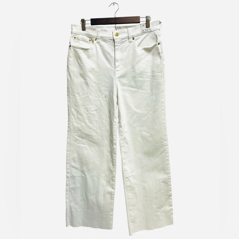 J.Crew Slim-wide jean in white size 29 NWT